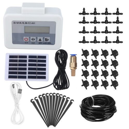 Zonne - energie Aangedreven Pomp Irrigatie Controller Thuis Tuin Watering Timer