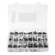 24 Waarde 840Pcs TO - 92 Vermogen Transistor Assortiment NPN PNP DIY kit 2N2222 - S9018/BC327