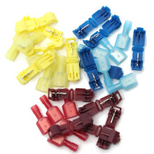 30 Pezzi terminali a innesto rapido e connettore maschio a paletta 22-10AWG