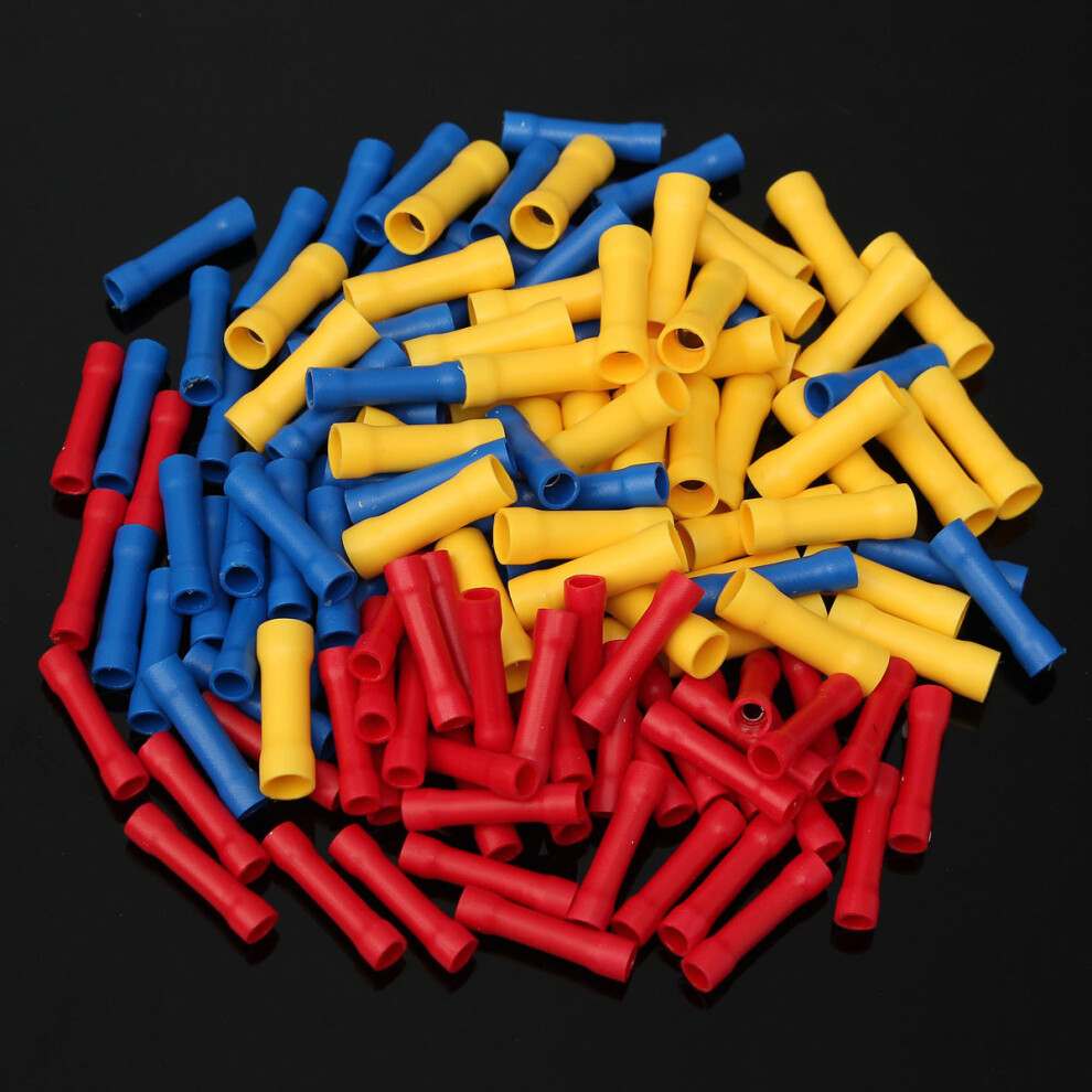 50 StüCk Isolierte Kabelverbinder Crimpanschluss 10 - 22AWG 0. 5 - 6. 0Mm² Pvc Set-image
