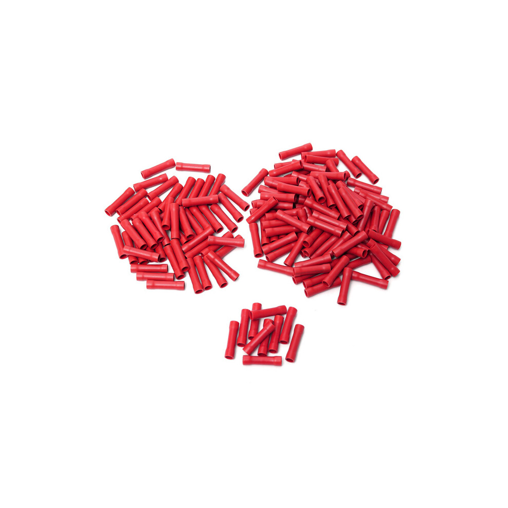 Red Insulated Butt Connector Electrical Crimp Terminal For 0.5-1.5 Sqmm Cable 6900072072902