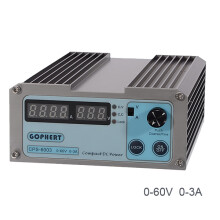 GOPHERT CPS-6003 60V 3A DC 110V/220V Alimentatore Switching Digitale Compatto Regolabile ad Alta Precisione