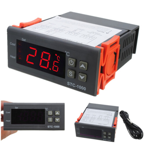 STC - 1000 110V Digitale Allround Temperatuurregelaar Thermostaat Met Sensor 1