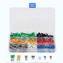 600Pezzi Stivali Terminali a Corda Isolati Kit Set di Ferrule in Rame con Connettori a Crimpatura in Rame