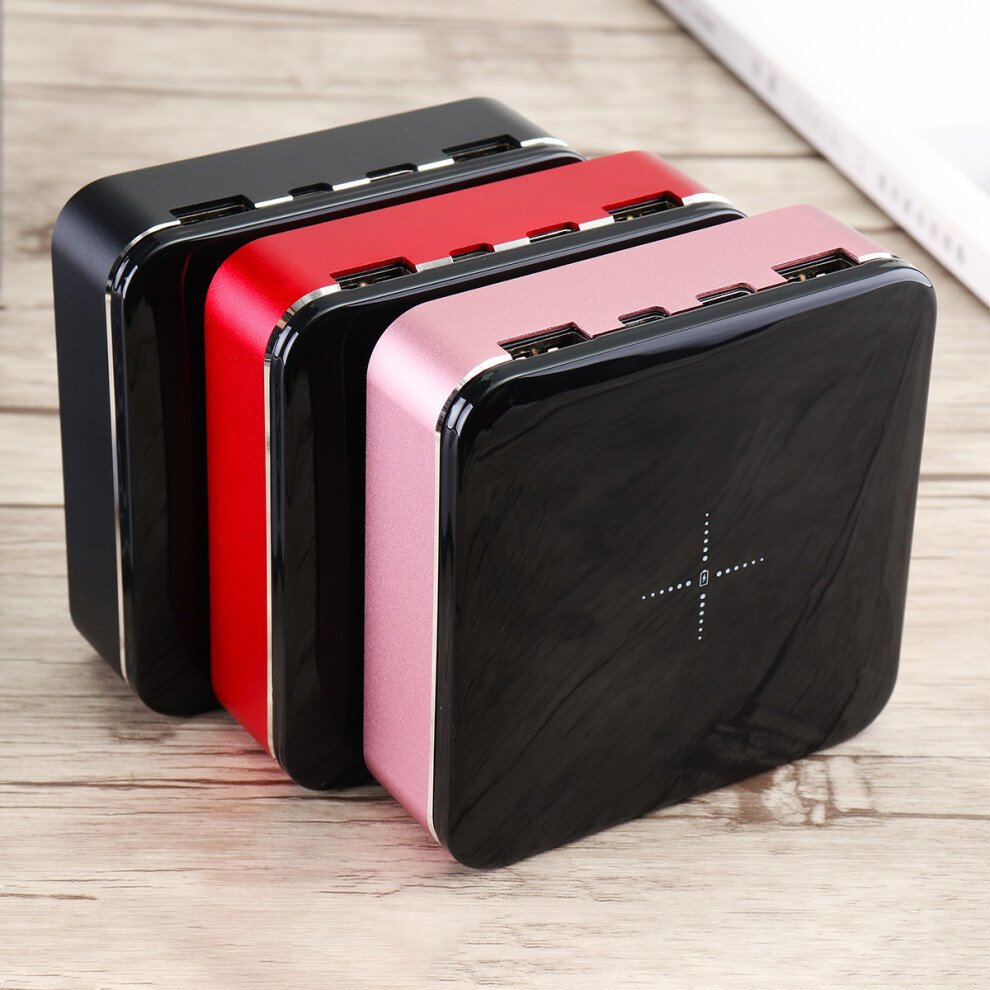 20000Mah Wireless Charging External Battery Power Bank Mini Dual Usb Portable 787830122682