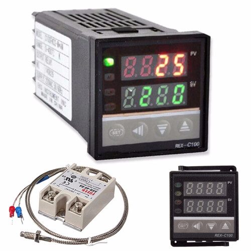 REX - C100 220V Digitale PID Temperatuurregelaar Kit