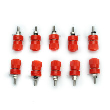 Wendao JS-999B AC/DC Blocco di Terminale per Filo 4mm Supporto per Filo Connettori 10 pezzi