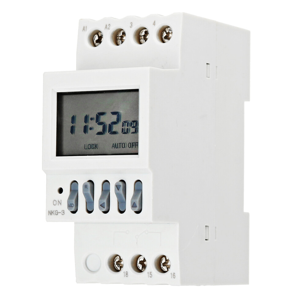 Nkg-3 Timer Latitude Longitude Rail Street Lamp Controller Programmable Digital Time Switch Relay 3796737001164