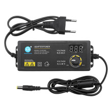 KJS-1509 Adattatore di alimentazione 3-24V 1.5A Adattatore di tensione regolabile Display LED Alimentatore a commutazione