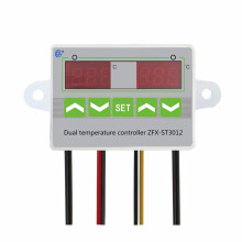 AC 110V - 220V 12V 24V Digitale LED Dubbele Thermometer Temperatuurregelaar Thermostaat Incubator