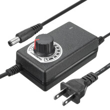 Excellway 9-24V 1A 24W 1.1M Alimentatore Controllore di Velocità del Motore Regolabile Adattatore AC/DC