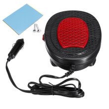 Ventilatore riscaldante electric per auto 12V ventilatore a riscaldamento rapido supporto rotante a 180 gradi sbrinatore e antinebbia.