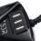 3 in 1 Triple Socket Voertuig Lader Auto Aansluiting Stroomplug USB Poort 8