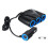 3 in 1 Triple Socket Voertuig Lader Auto Aansluiting Stroomplug USB Poort 1
