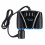 3 in 1 Triple Socket Voertuig Lader Auto Aansluiting Stroomplug USB Poort 4