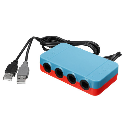 4 Porte GC GameCube Controller USB Adattatore Convertitore per NGC a Wiiu/Switch/PC 1