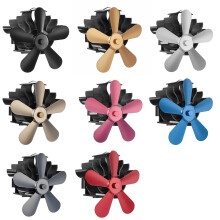 5 Pale Ventilatore da Camino a Calore Silenzioso Montato a Parete Eco-Friendly Circolazione del Calore Eco Fan