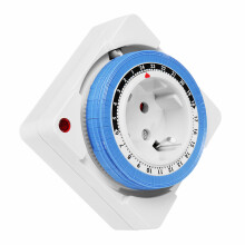 Presso il timer meccanico da 16A 230V 24 ore con presa EU
