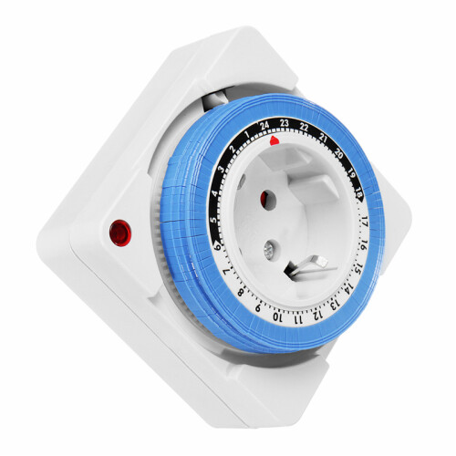 24 - Uur 230V 16A Programma Timer Stopcontact Mechanische Outlet Timer EU Plug