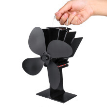 Ventilatore per stufa a legna a 1100 rpm a energia termica a bassa rumorosità per camino ventilatore ecologico senza batteria senza elettri