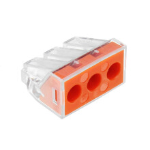 10 Pezzi 3 pin blocco terminale a molla ignifugo connettore per cavi elettrici