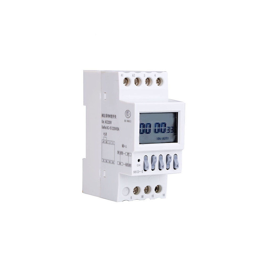 Nkg-4 220V 5A Automatic Factory School Bell Timing Switch Controller 40 Groups Timer Time Switch Relay 3796736885086