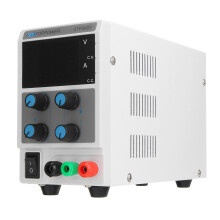 30V 5A Alimentatore DC Switching Regolabile con Display Digitale e Cavo di Alimentazione Cavo Alligatore