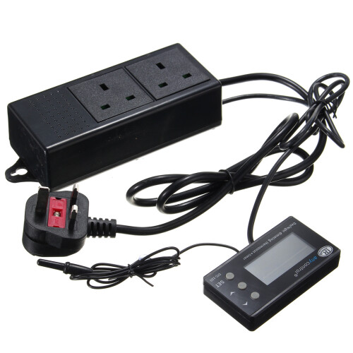 Timer per rettili a LED controller digitale della temperatura per acquario termostato PID con timer 1