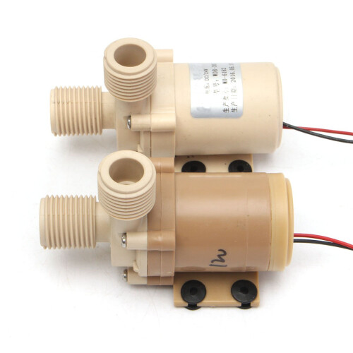 DC 12V/24V Solar Circulation Brushless Motor Water Pump Ultra Quiet Plastic 1