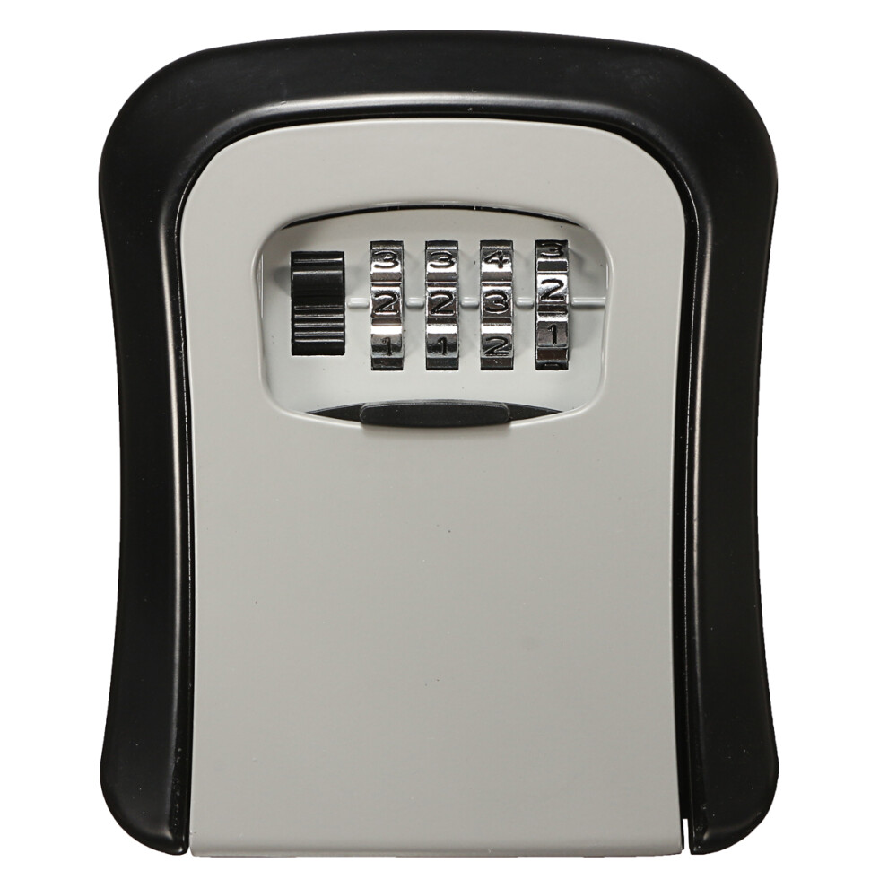 Wall Mount Key Lock Storage Box Security Keyed Door Lock With 4 Digit Combination Password 974575109102