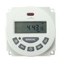 Excellway L701 Interruttore Timer Programmabile Digitale LCD 12V/110V/220V Relè Temporizzato