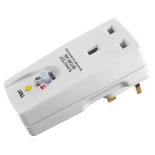 220 V 13 A RCD Sicherheitsadapterstecker Leistungsschutzschalter Steckdose Test Rücksetzschalter