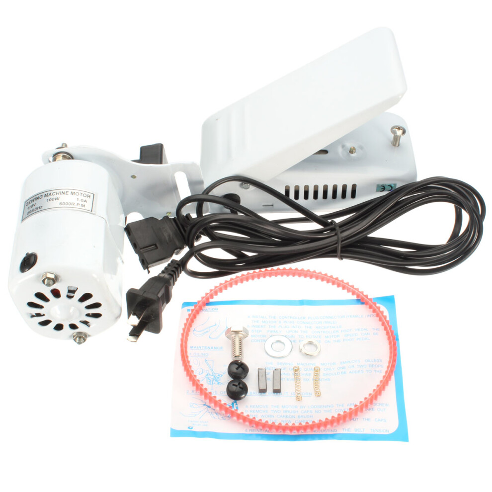 110V Sewing Machine Motor Foot Pedals Control Set 313099951970