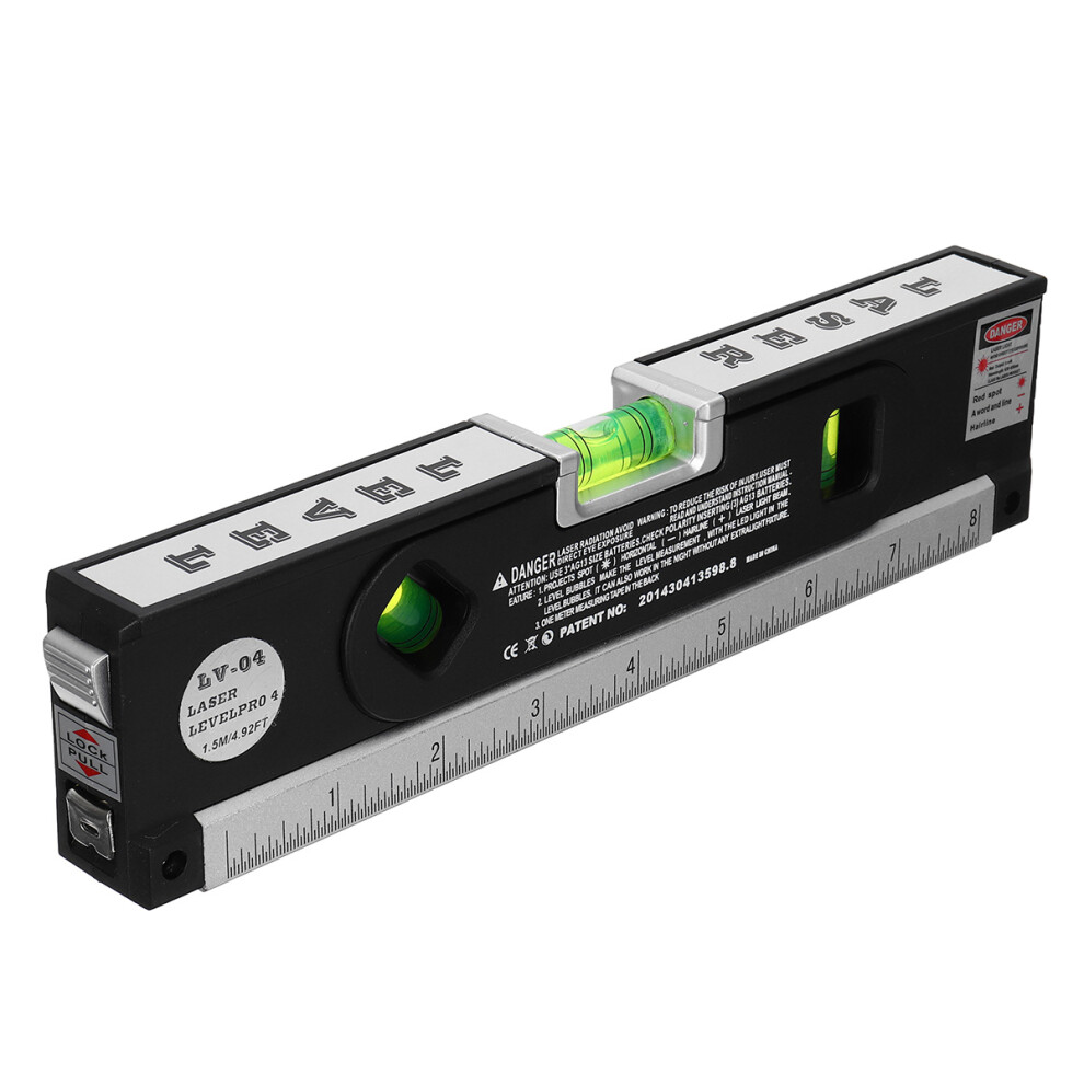 Laser Lv04 650Nm Aluminium Plate Laser Tool Spirit Level Mini Laser Levels Laser Leveler 791177626802