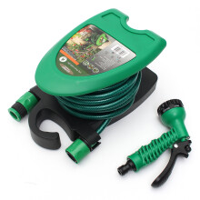 10M tragbare Mini - Wasser - Schlauchaufroller Handheld - Dusch - Wasserbewässerungs - Waschschlauch - Aufbewahrungsset