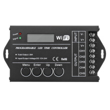 Programmeerbare LED Tijd WIFI Controller TC421 DC12V - 24V Gemeenschappelijke Anode LED Werklicht Controller