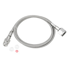 Adattatore diretto e kit di tubo per serbatoio esterno CGA320 per SodaStream Soda Club CO2 tubo intrecciato da 72 pollici.