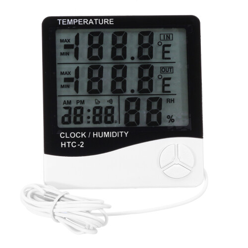 Termometro Igrometro Digitale LCD Multifunzionale 1