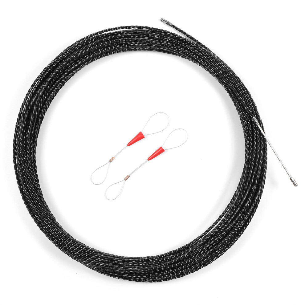 6Mm Dia. Fiberglass Cable Puller Fish Tape Reel Conduit Ducting Rodder Pulling Puller 5M/10M/15M/20M/25M/30M/35M/40M 6900043314734