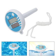 Zonne drijvende thermometer digitale display zwembad spa watertemperatuur