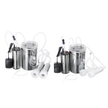 100V - 240V 2L Draagbare Dubbele Hoofd Elektrische RVS Melkmachine voor Koeien Geiten en Schapen