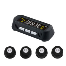 Extern Solar Voice Bandenspanning Bewakingsysteem USB Drukdetector Monitor Ingebouwde Sensor