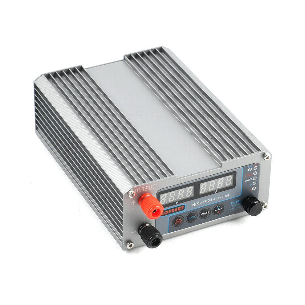 Gophert Nps-1600 0-16V 0-10A 110V/220V 160W Switching Digital Adjustable Dc Power Supply 6901249783140