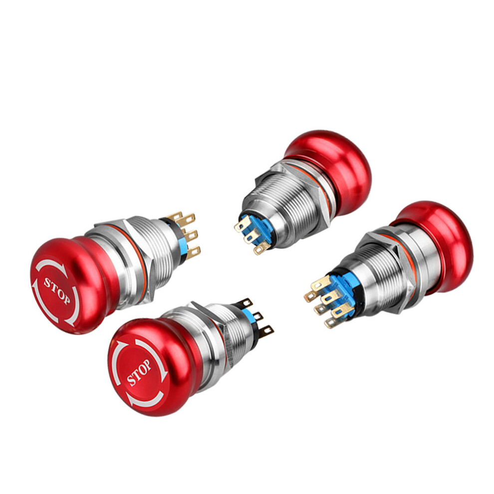 19/22Mm Emergency Stop Metal Mushroom Buttons 6900057028979