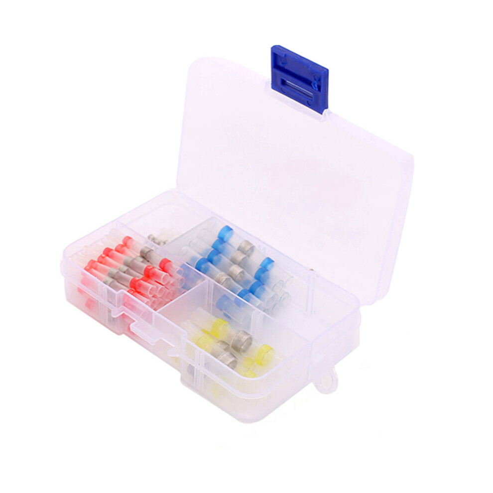 50Pcs Waterproof Solder Terminals Seal Wire Connectors Heat Shrink Tube Connectors 654754201079