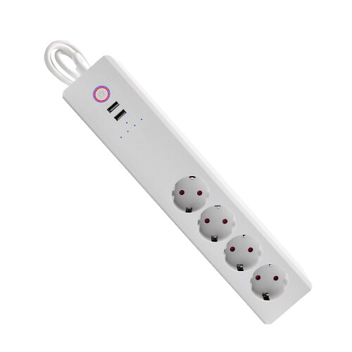Smart Wifi Power Strip Prolunga EU Compatibile con Alexa Google Assistant 2
