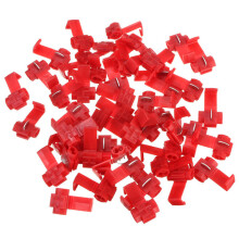 50 Pezzi connettore a innesto rapido Scotch Lock 22-18 AWG red