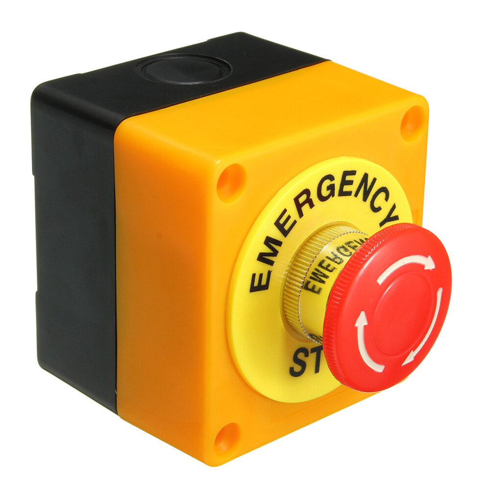 Push Button Switch 1 No 1 Nc 10A 660V Emergency Stop Waterproof 300742214407