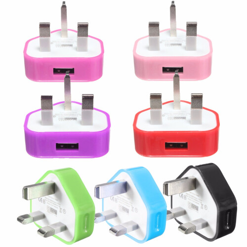 Caricatore a muro USB Regno Unito per telefoni e tablet Samsung Android