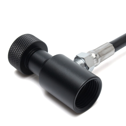Remote Thick Coiled Hose ASA Quick Release Tool HPA CO2 For Paintball Tank Heavy 2